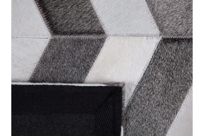 Aksaz Matte 140 | 200 cm - Grå - Tekstiler & tepper - Teppe & matte - Skinn & pelstepper - Kuskinn