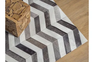 Aksaz Matte 140 | 200 cm - Grå - Tekstiler & tepper - Teppe & matte - Skinn & pelstepper - Kuskinn