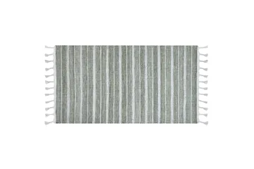 Bademli Ryeteppe 80x150 cm - Grønn - Tekstiler & tepper - Teppe & matte - Flatvevde tepper