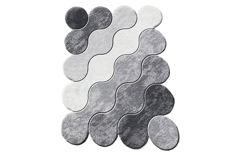 Badenaromsmatte Sirkel Grå / Lys Grå / Hvit, Kullgrå/Hvit/Lysegrå