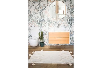 Baderomsmatte Nehal 60x90 cm Rektangulær - Creme - Tekstiler & tepper - Teppe & matte - Baderomsmatte