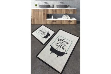 Baderomsmatte Nikhat 60x100 cm Rektangulær - Flerfarget - Tekstiler & tepper - Teppe & matte - Baderomsmatte