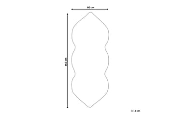 Baderomsmatte Canbar - Blå, Hvit - Tekstiler & tepper - Teppe & matte - Baderomsmatte