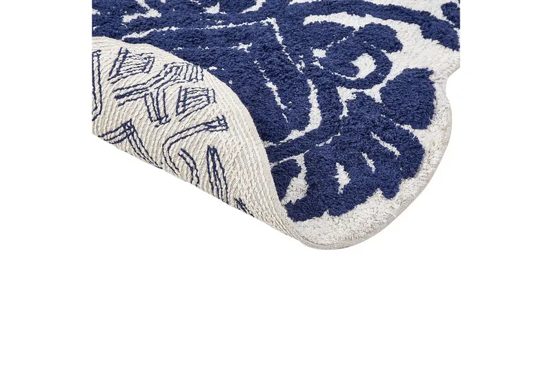 Baderomsmatte Canbar - Blå, Hvit - Tekstiler & tepper - Teppe & matte - Baderomsmatte