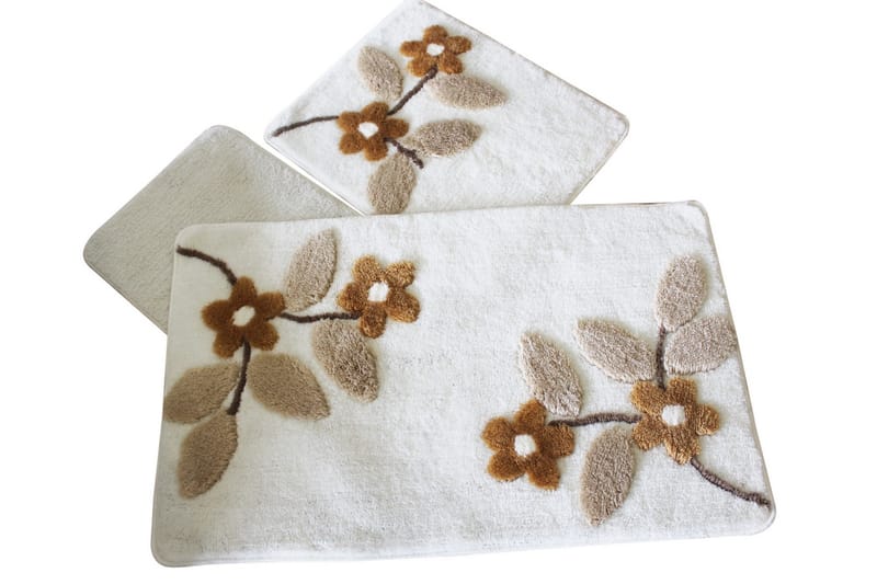 Chilai Home by Alessia Badematte Sett med 3 - Multi - Tekstiler & tepper - Teppe & matte - Baderomsmatte