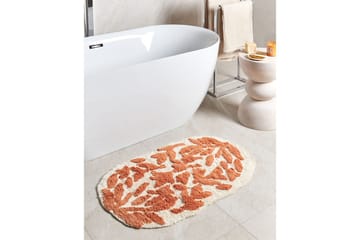 Baderomsmatte Derik - Beige, Oransje - Tekstiler & tepper - Teppe & matte - Baderomsmatte