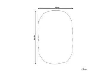 Baderomsmatte Derik - Blå, Hvit - Tekstiler & tepper - Teppe & matte - Baderomsmatte