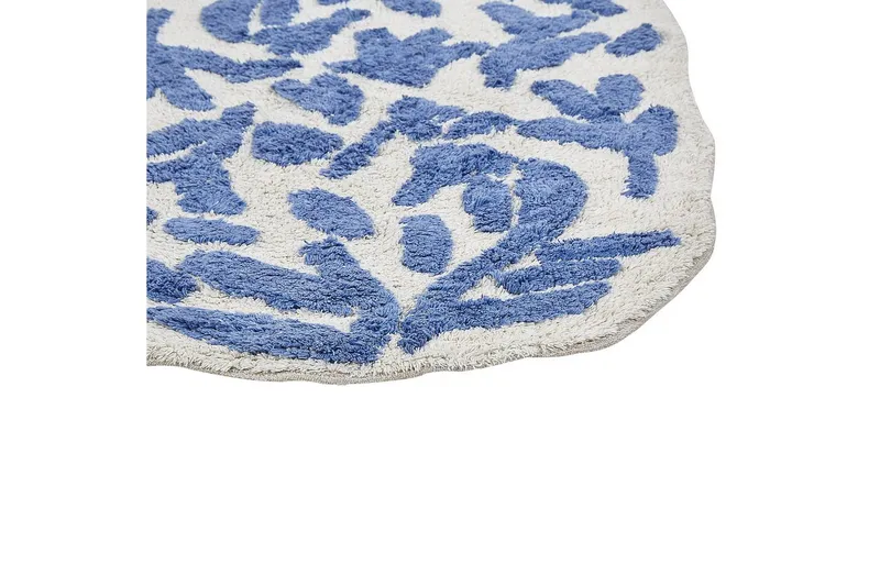 Baderomsmatte Derik - Blå, Hvit - Tekstiler & tepper - Teppe & matte - Baderomsmatte