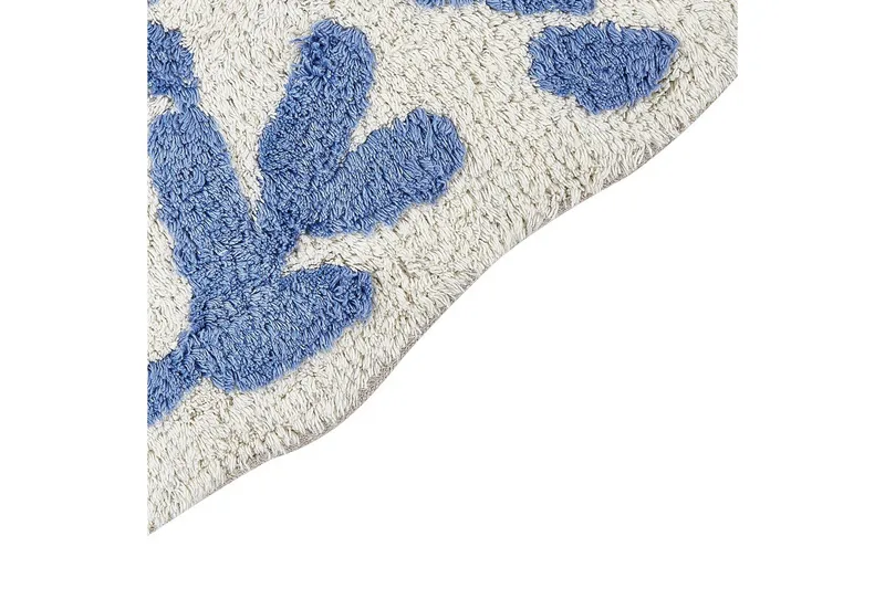 Baderomsmatte Derik - Blå, Hvit - Tekstiler & tepper - Teppe & matte - Baderomsmatte