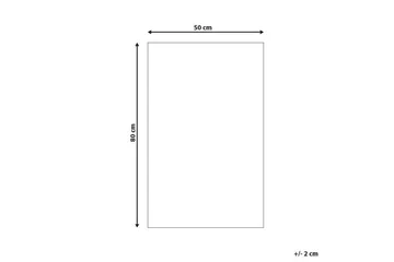 Baderomsmatte Esme - Beige, oransje, gul, rød - Tekstiler & tepper - Teppe & matte - Baderomsmatte