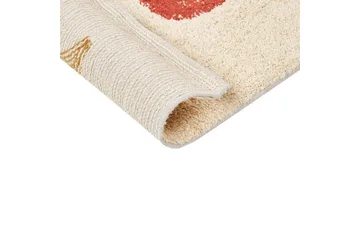 Baderomsmatte Esme - Beige, oransje, gul, rød - Tekstiler & tepper - Teppe & matte - Baderomsmatte