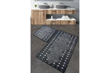 Jamil Baderomsmatte 60x100 cm Rektangulær - Flerfarget - Tekstiler & tepper - Teppe & matte - Baderomsmatte