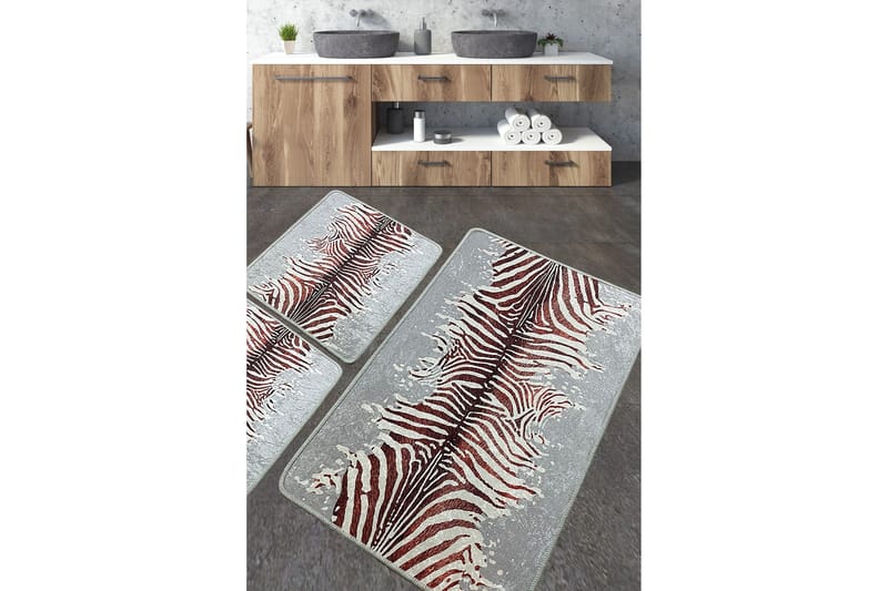 Jamir Baderomsmatte 60x100 cm Rektangulær, Flerfarget