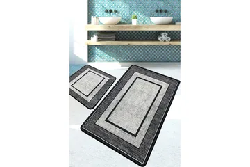 Janak Baderomsmatte 60x100 cm Rektangulær - Flerfarget - Tekstiler & tepper - Teppe & matte - Baderomsmatte