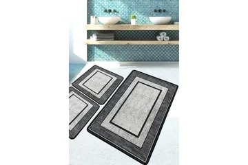 Janak Baderomsmatte 60x100 cm Rektangulær - Flerfarget - Tekstiler & tepper - Teppe & matte - Baderomsmatte