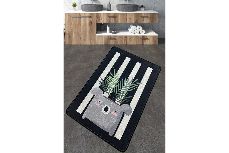 Jang Baderomsmatte 70x120 cm Rektangulær, Flerfarget