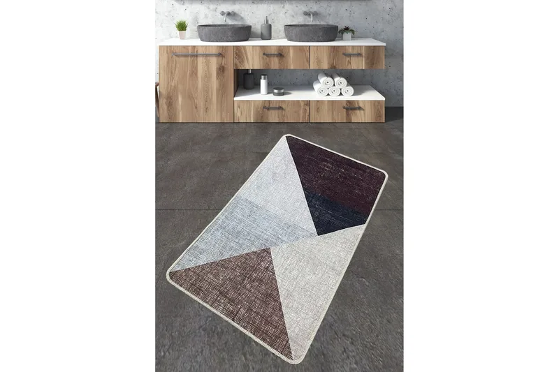 Jangu Baderomsmatte 70x120 cm Rektangulær, Beige