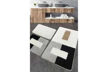 Jaswant Baderomsmatte 60x100 cm Rektangulær - Flerfarget - Tekstiler & tepper - Teppe & matte - Baderomsmatte