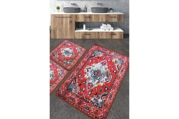 Karosta Baderomsmatte 60x100 cm Rektangulær - Blå - Tekstiler & tepper - Teppe & matte - Baderomsmatte