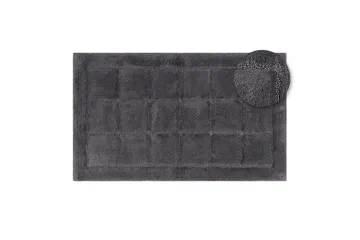 Baderomsmatte Kvadrat - 70x120 cm, Grå - Tekstiler & tepper - Teppe & matte - Baderomsmatte