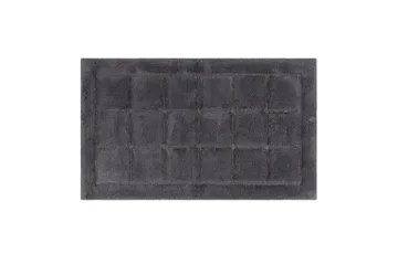 Baderomsmatte Kvadrat - 70x120 cm, Grå - Tekstiler & tepper - Teppe & matte - Baderomsmatte