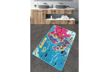 Navjoot Baderomsmatte 70x120 cm Rektangulær - Flerfarget - Tekstiler & tepper - Teppe & matte - Baderomsmatte