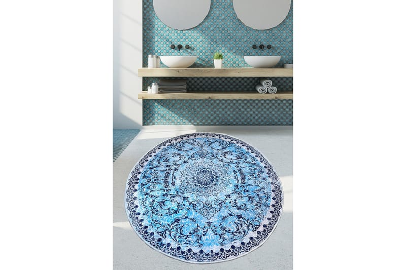 Navleen Baderomsmatte 160x160 cm Rektangulær, Flerfarget