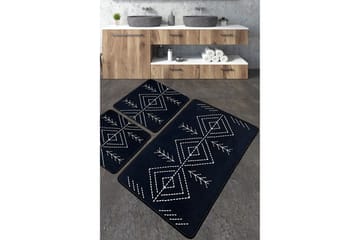 Nijam Baderomsmatte 60x100 cm Rektangulær - Flerfarget - Tekstiler & tepper - Teppe & matte - Baderomsmatte