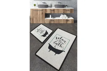 Nikhat Baderomsmatte 60x100 cm Rektangulær - Flerfarget - Tekstiler & tepper - Teppe & matte - Baderomsmatte