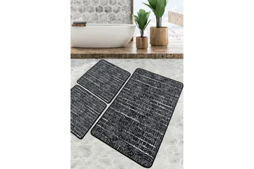 Nikkam Baderomsmatte 60x100 cm Rektangulær - Flerfarget - Tekstiler & tepper - Teppe & matte - Baderomsmatte