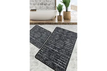 Nikkam Baderomsmatte 60x100 cm Rektangulær - Flerfarget - Tekstiler & tepper - Teppe & matte - Baderomsmatte