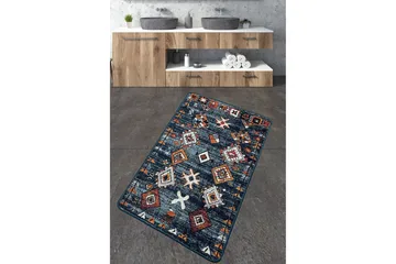 Nikkhar Baderomsmatte 70x120 cm Rektangulær - Flerfarget - Tekstiler & tepper - Teppe & matte - Baderomsmatte