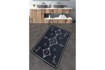 Nikky Baderomsmatte 70x120 cm Rektangulær - Mørkegrå - Tekstiler & tepper - Teppe & matte - Baderomsmatte