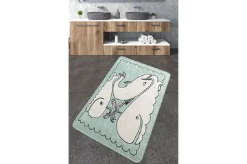 Niku Baderomsmatte 70x120 cm Rektangulær - Flerfarget - Tekstiler & tepper - Teppe & matte - Baderomsmatte