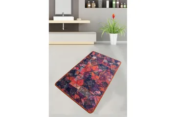 Nilam Baderomsmatte 70x120 cm Rektangulær - Flerfarget - Tekstiler & tepper - Teppe & matte - Baderomsmatte