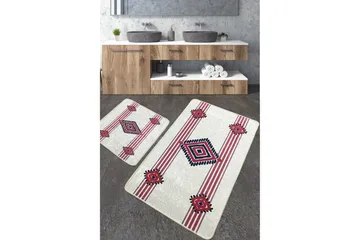 Nimahe Baderomsmatte 60x100 cm Rektangulær - Flerfarget - Tekstiler & tepper - Teppe & matte - Baderomsmatte