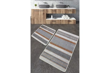 Nimbolkar Baderomsmatte 60x100 cm Rektangulær - Flerfarget - Tekstiler & tepper - Teppe & matte - Baderomsmatte