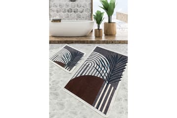 Nimesh Baderomsmatte 60x100 cm Rektangulær - Flerfarget - Tekstiler & tepper - Teppe & matte - Baderomsmatte