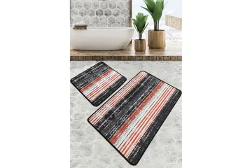 Ninama Baderomsmatte 60x100 cm Rektangulær - Flerfarget - Tekstiler & tepper - Teppe & matte - Baderomsmatte