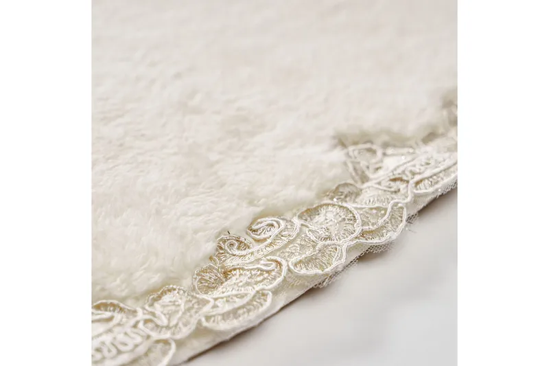 Pakhali Baderomsmatte 65x115 cm Rektangulær - Krem - Tekstiler & tepper - Teppe & matte - Baderomsmatte