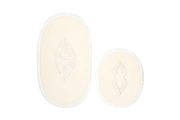 Palak Baderomsmatte 65x115 cm Rektangulær - Creme - Tekstiler & tepper - Teppe & matte - Baderomsmatte