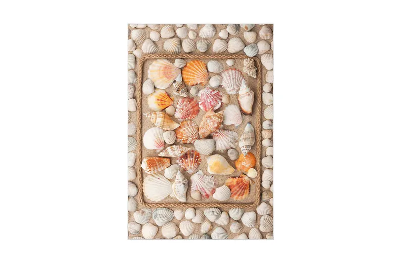 Pale Baderomsmatte 60x150 cm Rektangulær - Flerfarget - Tekstiler & tepper - Teppe & matte - Baderomsmatte