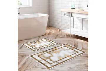 Panaj Baderomsmatte 60x150 cm Rektangulær - Flerfarget - Tekstiler & tepper - Teppe & matte - Baderomsmatte