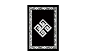 Panchhi Baderomsmatte 60x150 cm Rektangulær - Svart - Tekstiler & tepper - Teppe & matte - Baderomsmatte