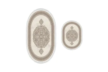 Panchma Baderomsmatte 60x150 cm Rektangulær - Brun - Tekstiler & tepper - Teppe & matte - Baderomsmatte