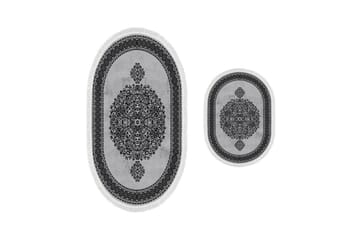 Panchma Baderomsmatte 60x150 cm Rektangulær - Grå - Tekstiler & tepper - Teppe & matte - Baderomsmatte