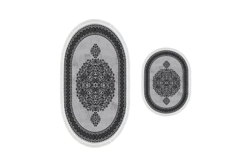 Panchma Baderomsmatte 60x150 cm Rektangulær - Grå - Tekstiler & tepper - Teppe & matte - Baderomsmatte