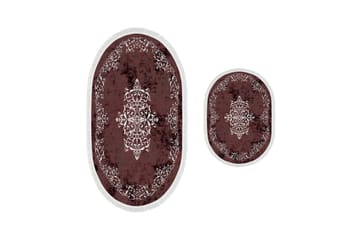 Panchoo Baderomsmatte 60x150 cm Rektangulær - Rød - Tekstiler & tepper - Teppe & matte - Baderomsmatte