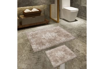 Panchuram Baderomsmatte 60x150 cm Rektangulær - Beige - Tekstiler & tepper - Teppe & matte - Baderomsmatte