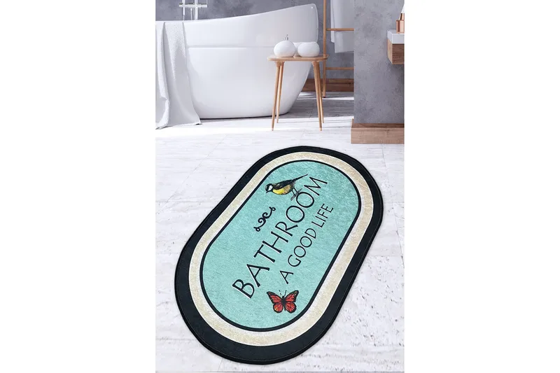 Pani Baderomsmatte 70x120 cm Rektangulær, Flerfarget